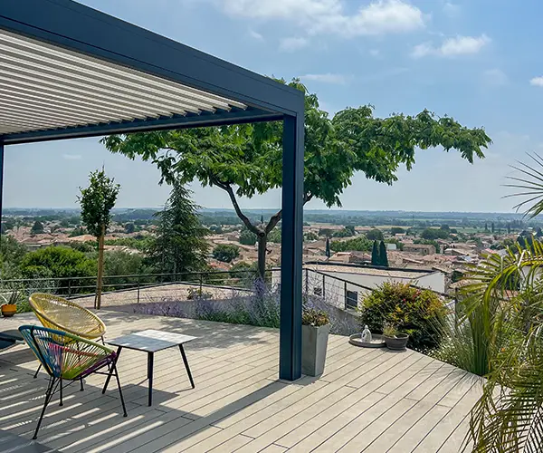 Réalisation d’un aménagement de terrasse à Milhaud dans le Gard